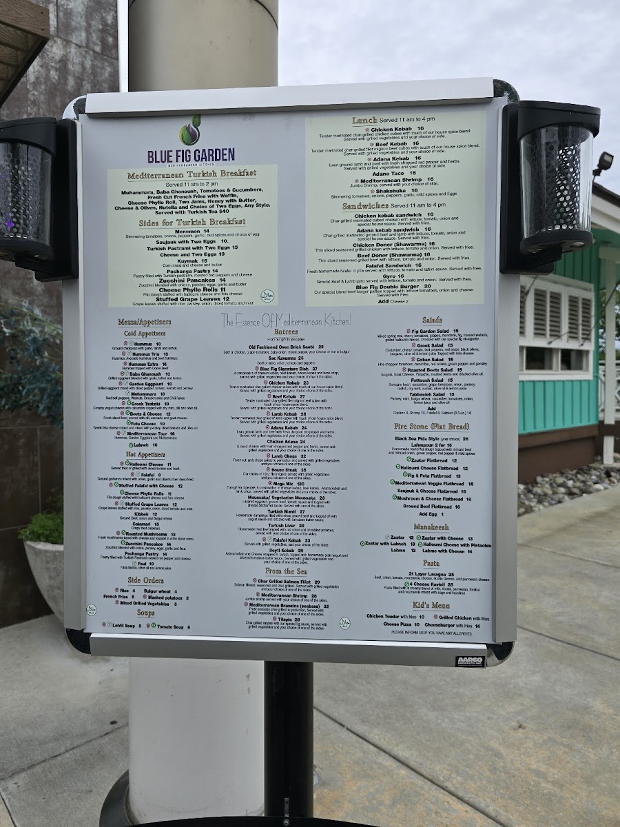 Menu - Blue Fig Garden photo 3