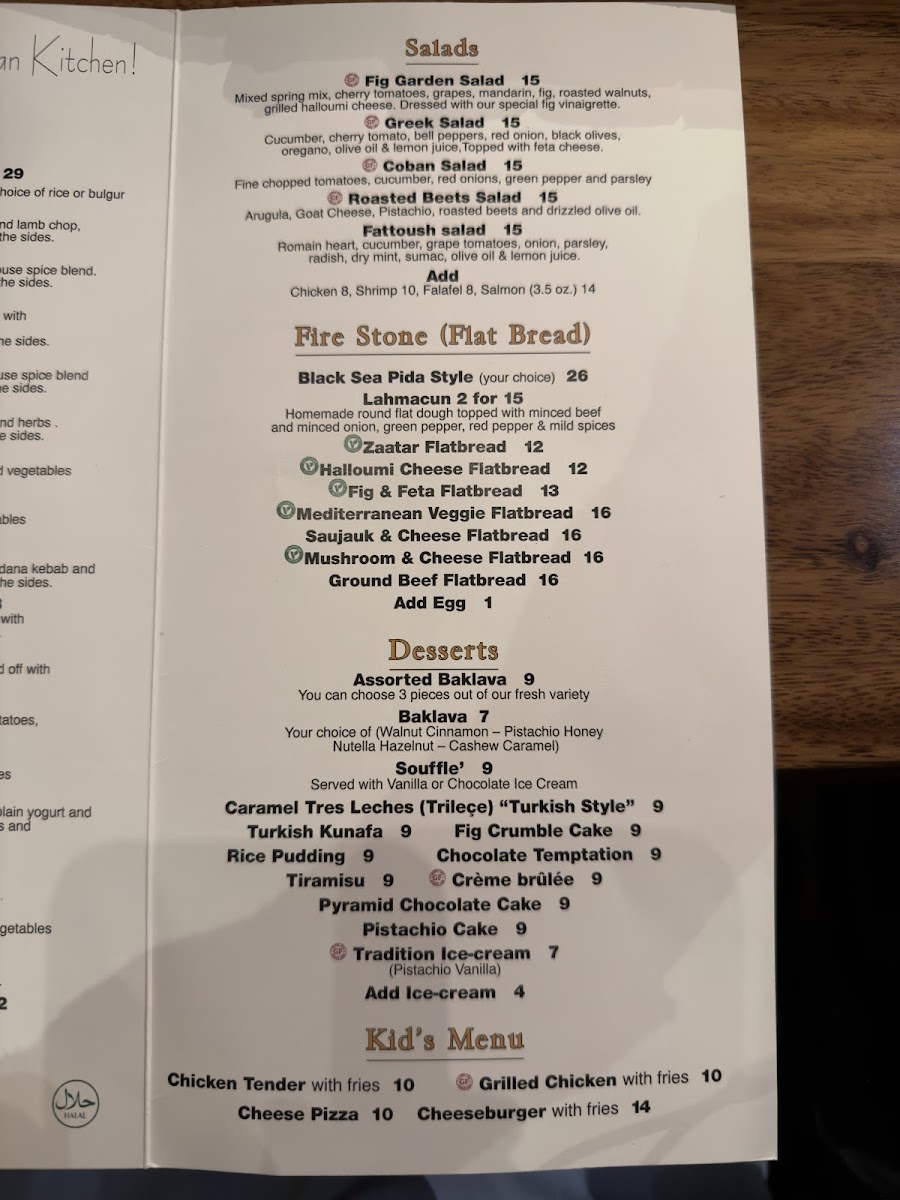 Menu - Blue Fig Garden photo 7